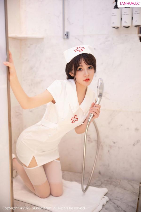 婠婠么  [XiuRen]高清写真图 2023.02.06 No.6221 婠婠么 护士服丝袜第66张图片